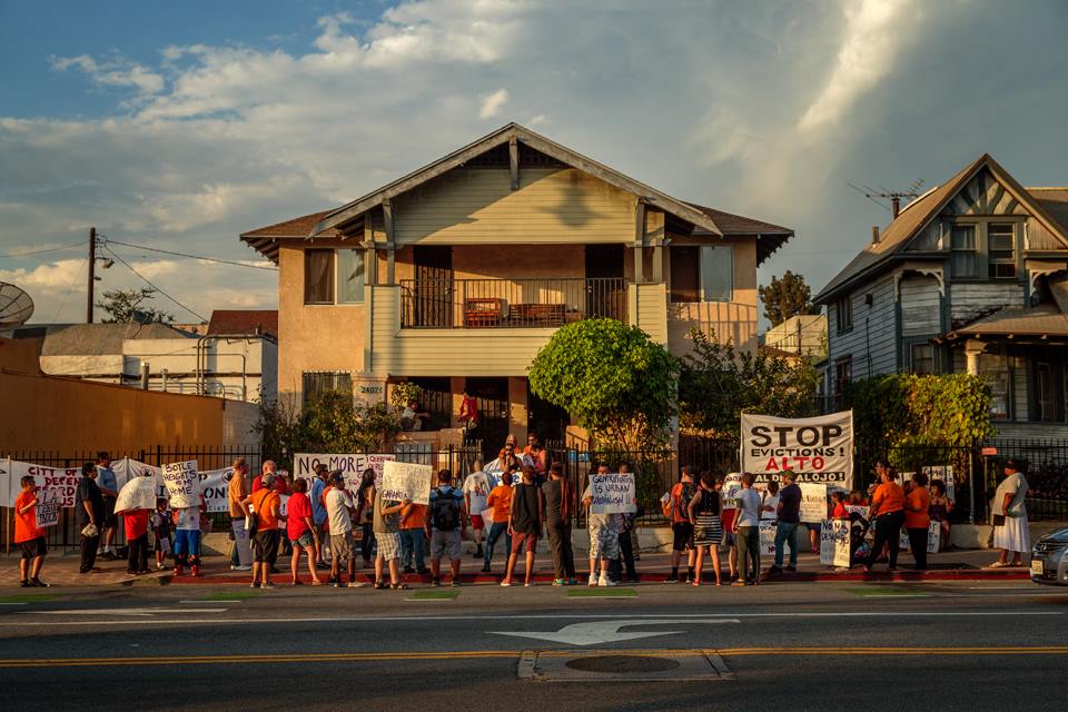 Protest at 1st and Soto