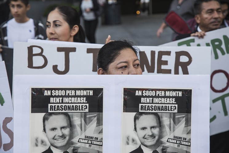 Gloria Reyes will face a hearing on Sept. 13 in a lawsuit filed by her landlord to evict her from the Boyle Heights apartment where she and her family have lived for 27 years. Ted Soqui