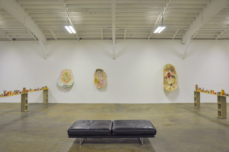 Installation view of “Laura Soto: Flesh and Flood,†2018, at Museum as Retail, Los Angeles. COURTESY MUSEUM AS RETAIL